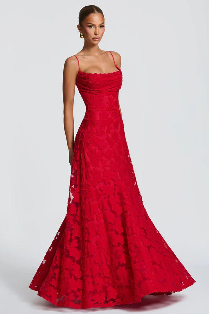Cecelia | Robe maxi dentelle élégante