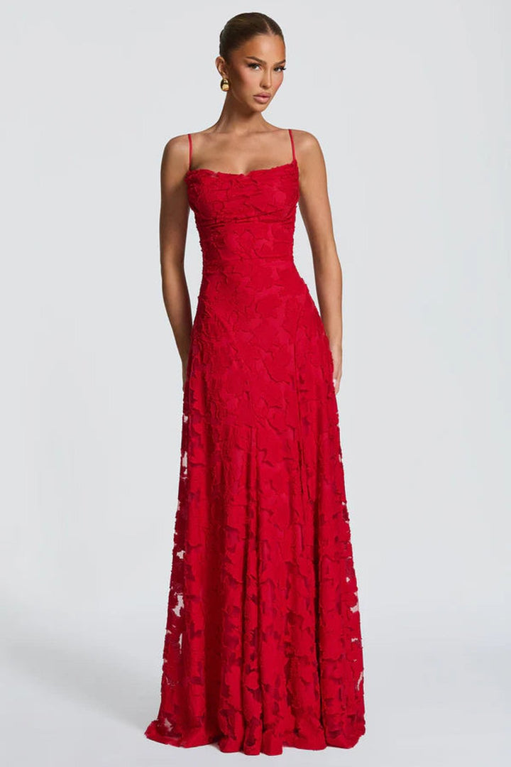 Cecelia | Robe maxi dentelle élégante