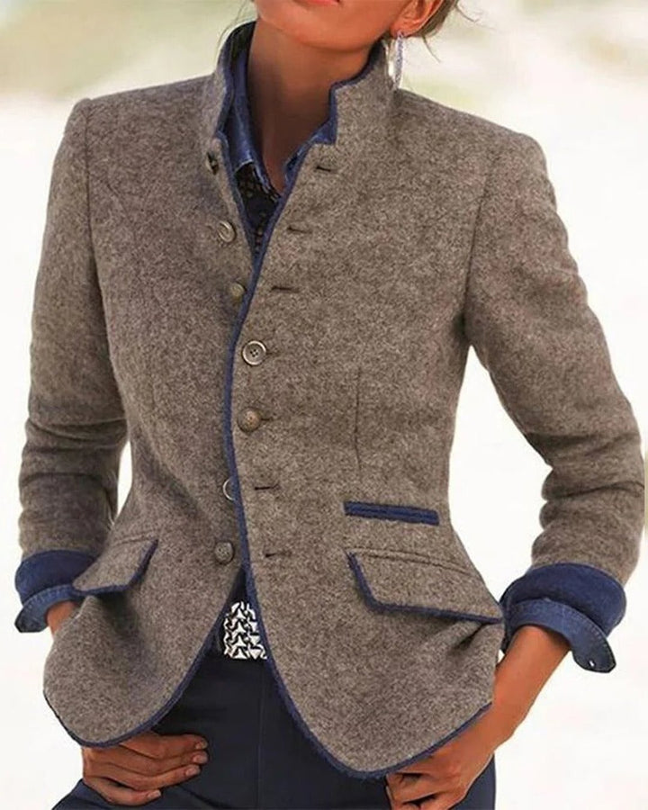 Libby | Veste col montant bicolore