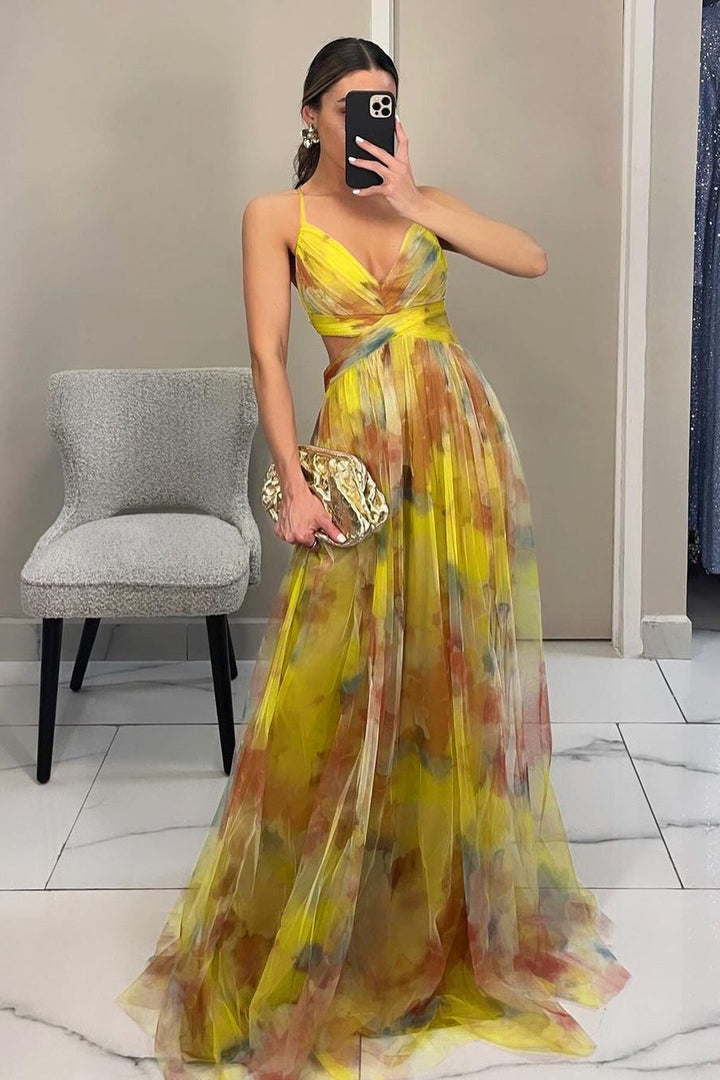 Laurel | Robe maxi chiffon