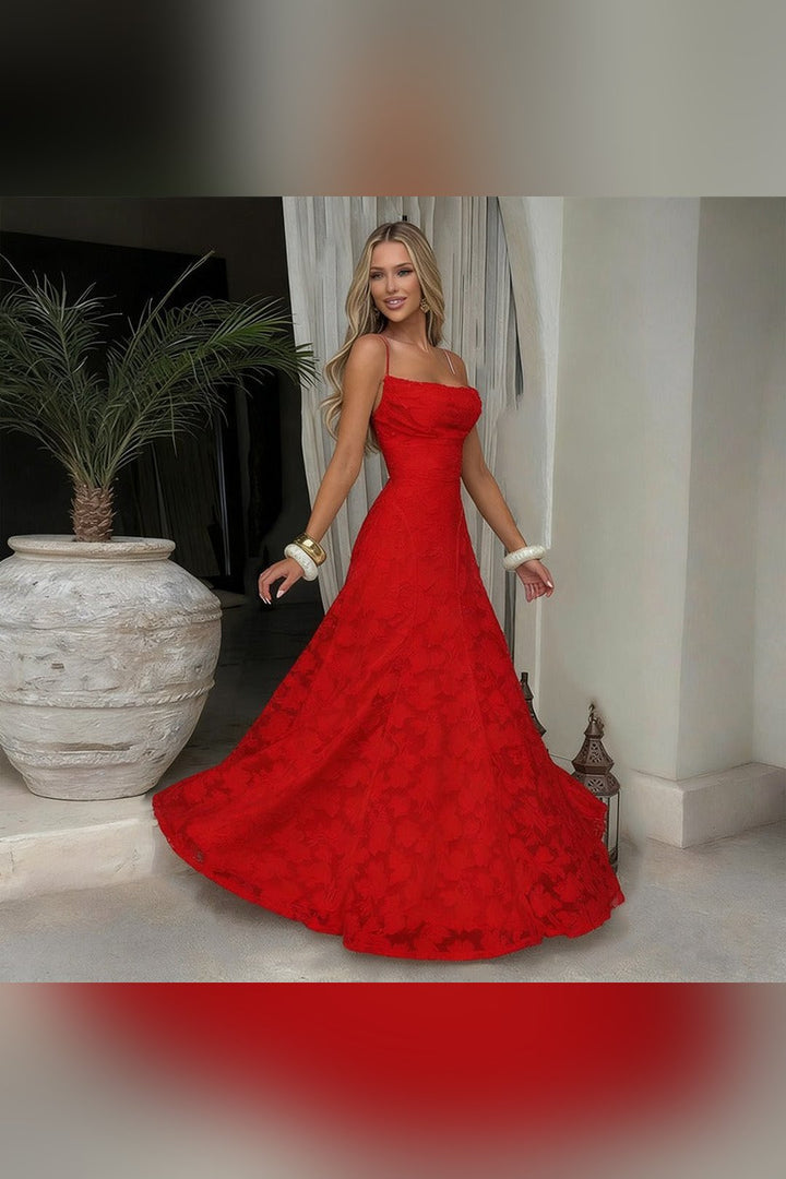 Cecelia | Robe maxi dentelle élégante
