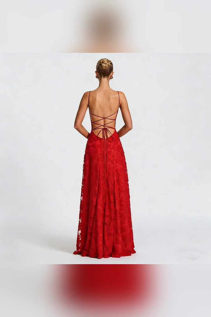 Cecelia | Robe maxi dentelle élégante