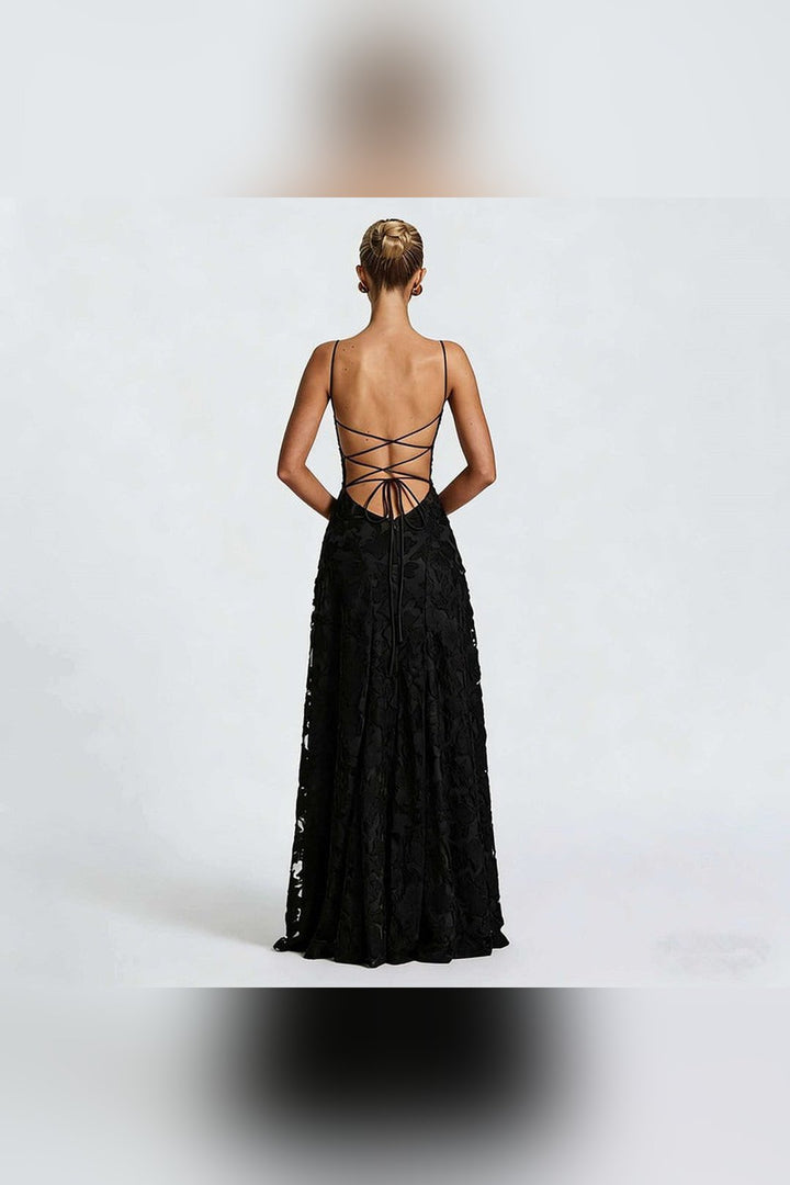 Cecelia | Robe maxi dentelle élégante