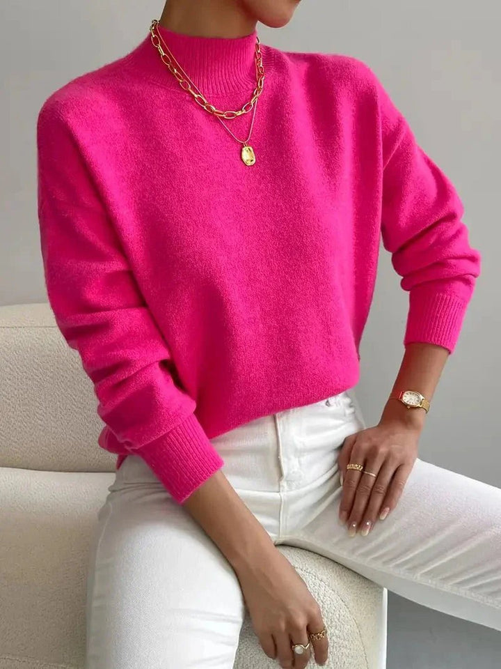 Ginger | Pull col roulé élégant