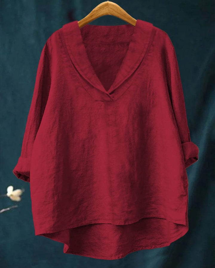 Orchid | Blouse col V décontractée